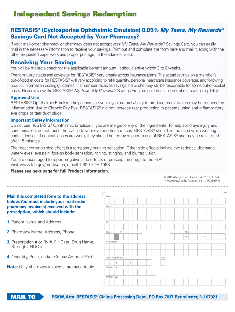  Claim Form