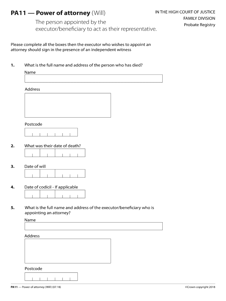 Pa11 Form