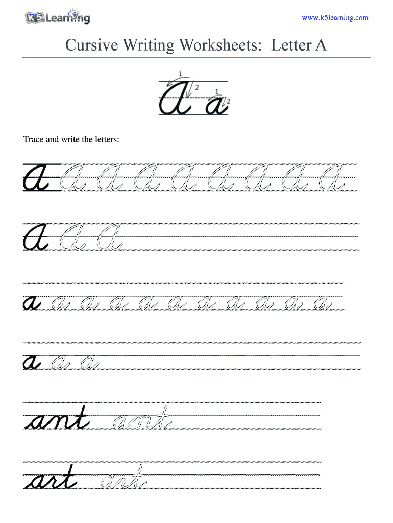 Cursive PDF  Form