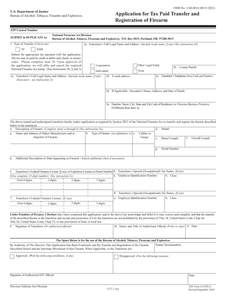 Transferees Full Legal Name and Address Include Trade Name, If Any See Instruction 2d  Form