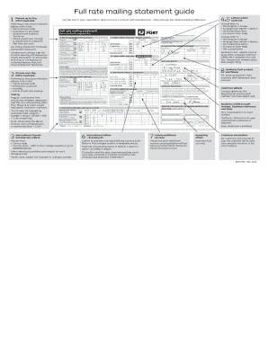  How Do I Get My Full Rate Mailing Statements Fill Online 2019