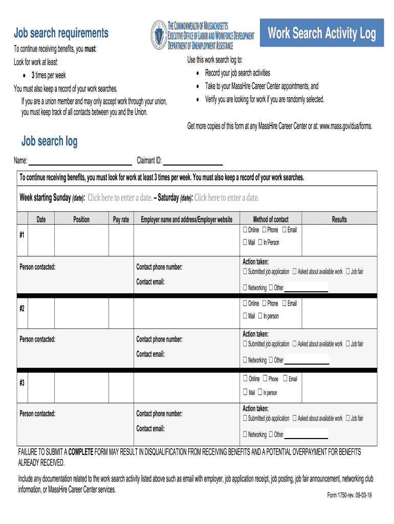  Dua Worksearch 2019-2024