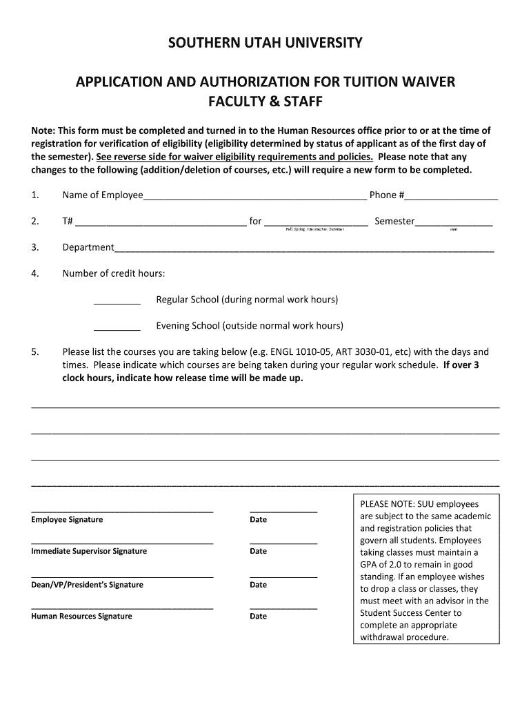 Additional BenefitsEmployee BenefitsHuman SUU  Form