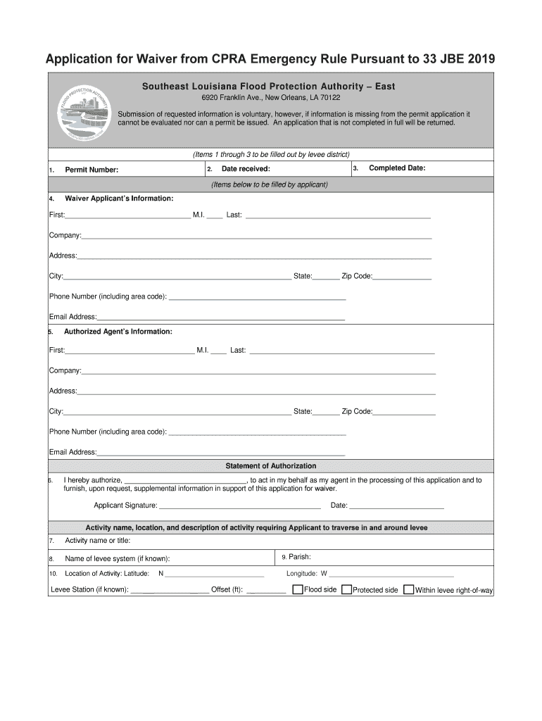 Request for Statement of Qualifications New Orleans  Form