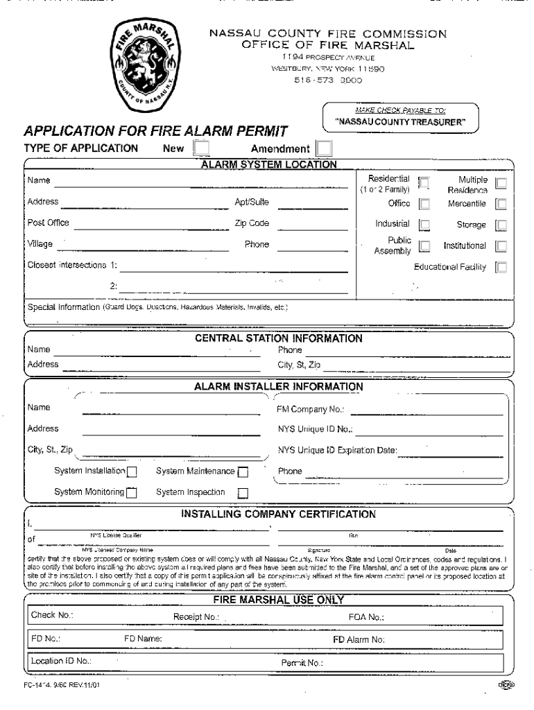  NASSAU COUNTY FIRE COMMISSION EDWARD P MANGANO CO 2001-2024