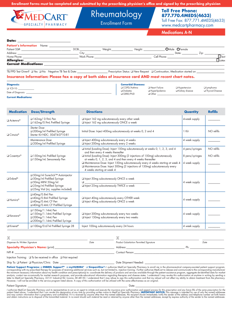 Patient Registration Form RxHope
