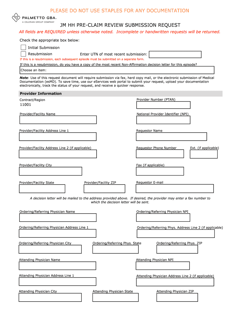 Review Submission Request  Form