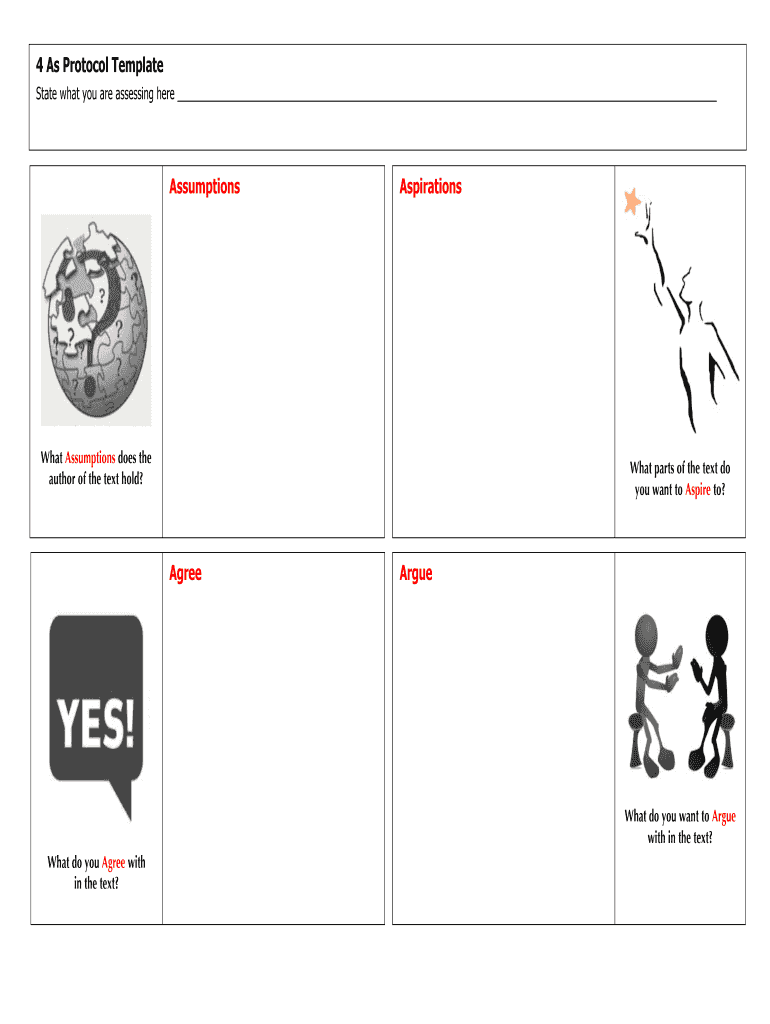 4 as Protocol Worksheet  Form