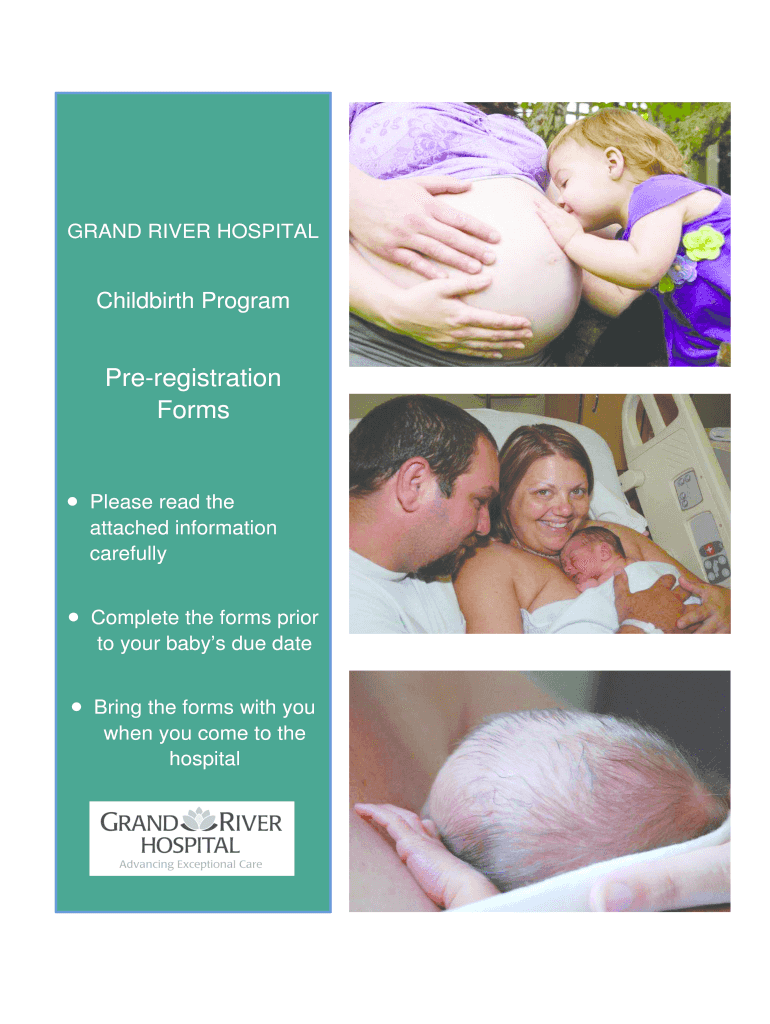 Grand River Hospital Childbirth Registration Form