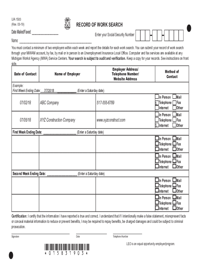Get and Sign Uia 1583 2019-2022 Form