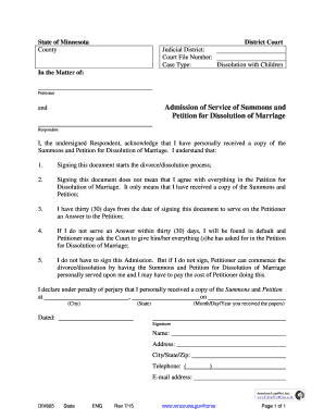 mn divorce forms fill out and sign printable pdf template signnow