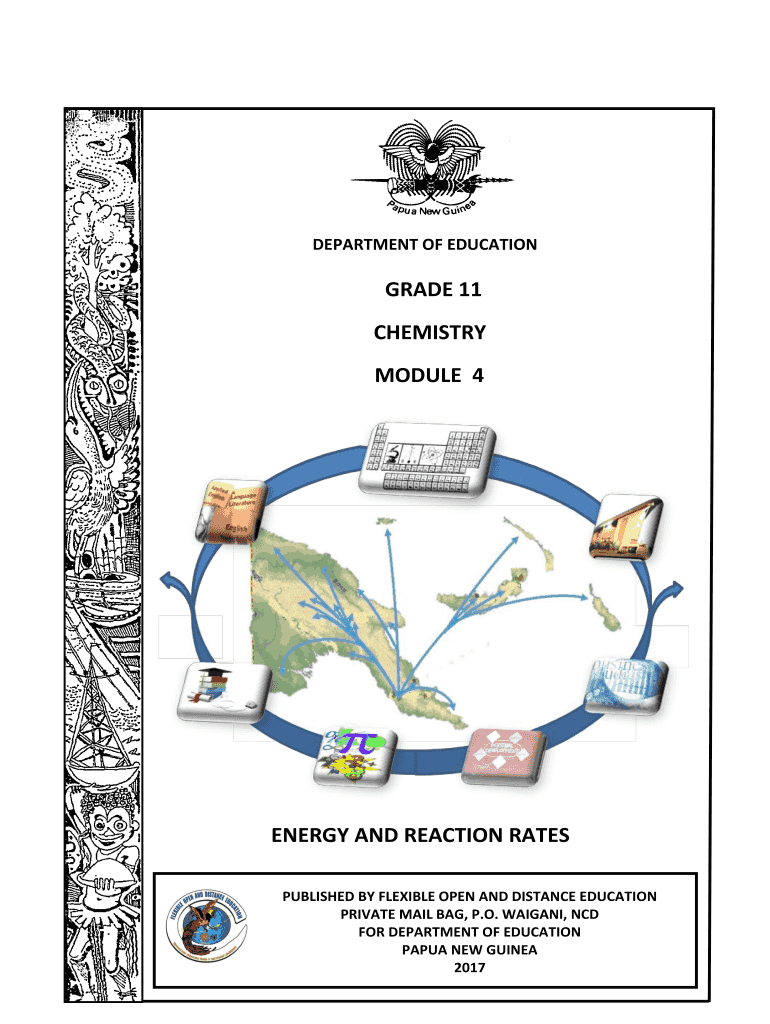 Grade 11 Chemistry Module 1 PDF  Form