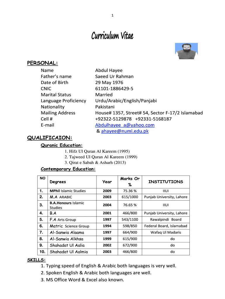 Family Details through Cnic Online  Form