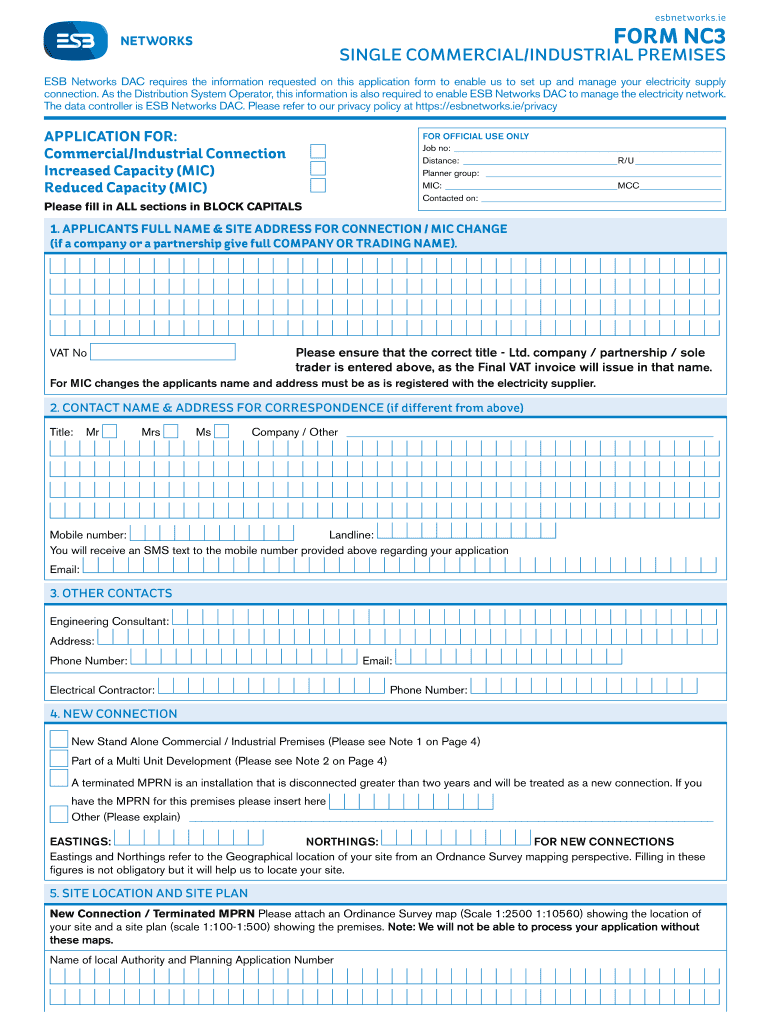 Esb Nc3 Form