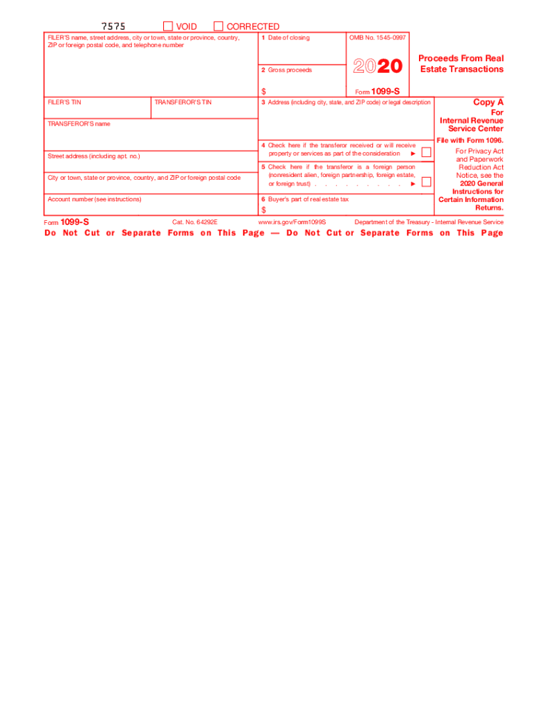 Form 1099B PDF Attention Copy a of This Form is Provided