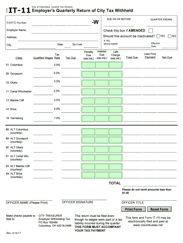 It 11  Form