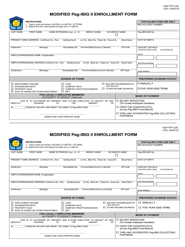  Submit This Form and Present at Least One 1 Valid ID 2019