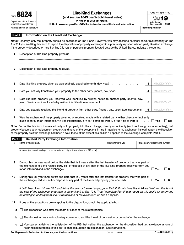 Irs 8824  Form