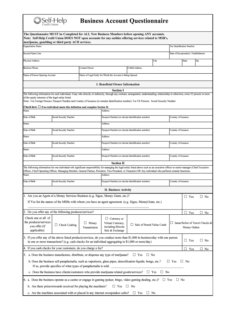 7 Top Questions to Ask Before Opening a Bank Account  Form