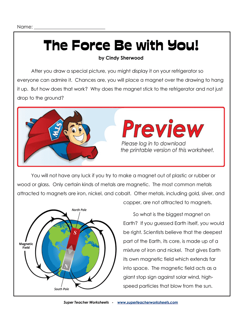The Force Be with You Answer Key  Form