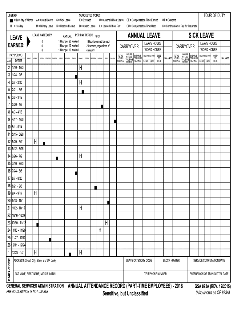  1 Hour Per 20 Worked 2015