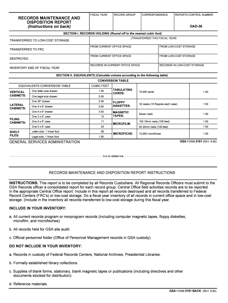 Disposition Schedule 5Records Management  Form