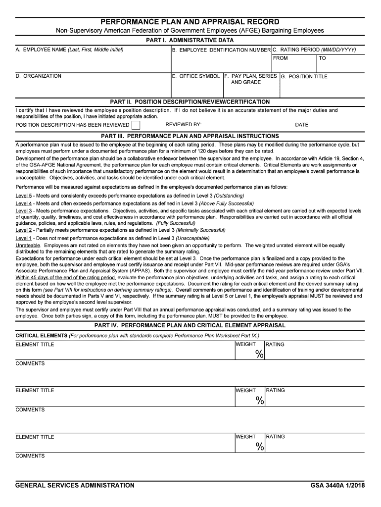 National Agreement  AFGE  Form