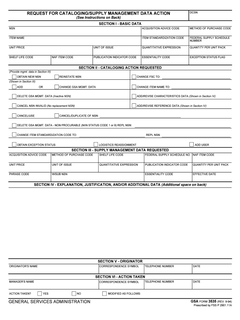 DLA Uses National Stock Numbers to Manage Supplies  Form