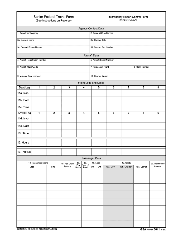 Senior Federal Travel Form  GACC NIFC