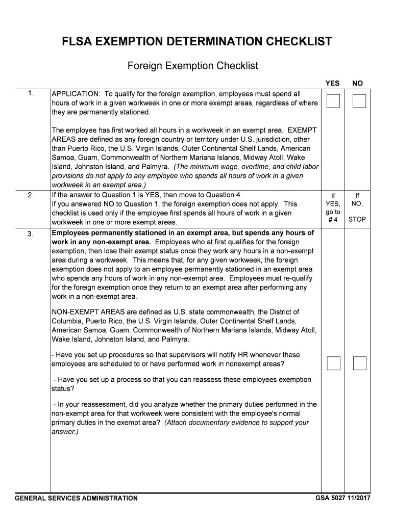 Hours of Work in a Given Workweek in One or More Exempt Areas, Regardless of Where  Form