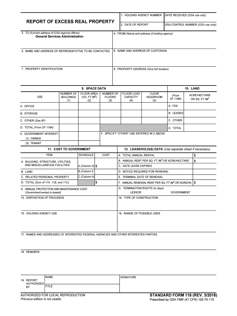 DATE RECEIVED GSA Use Only  Form