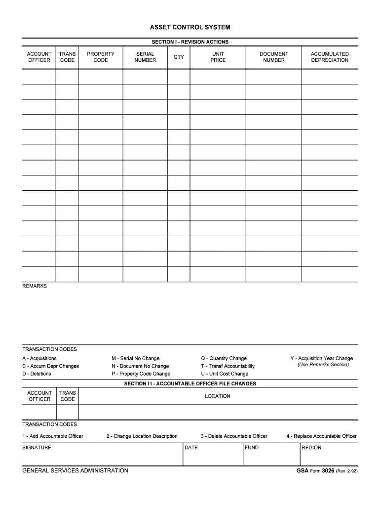 Property and Equipment Accountability and Management Best  Form