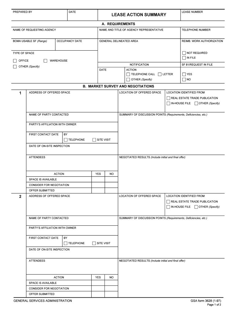 Requirements Development  GSA Gov  Form