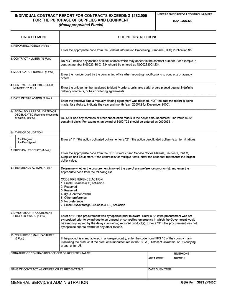 For the PURCHASE of SUPPLIES and EQUIPMENT  Form