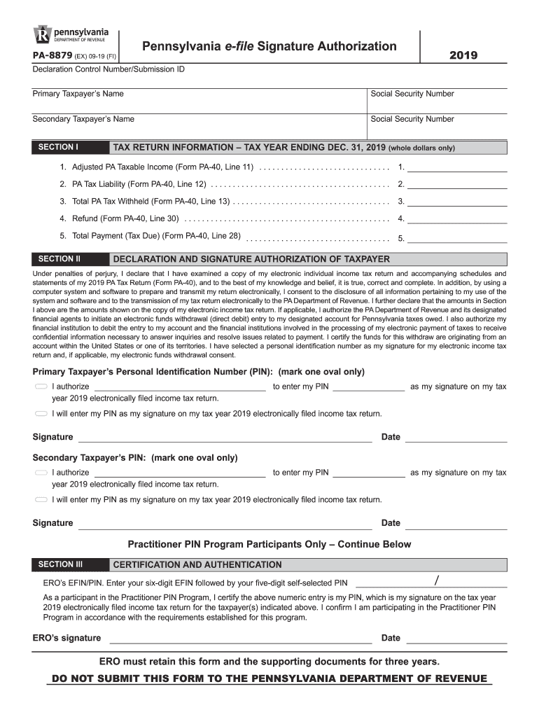 Pa 8879  Form