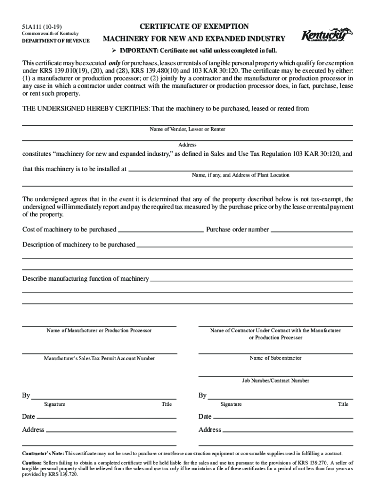 ky travel forms