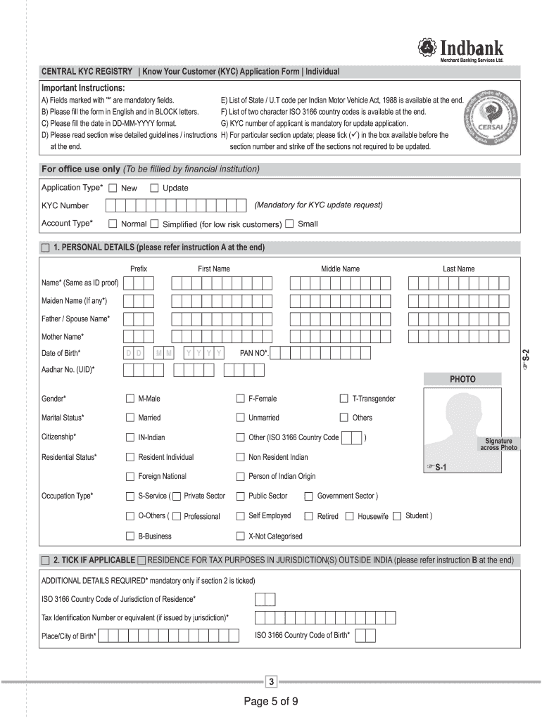 Hdfc Ergo Kyc Form Filled Sample