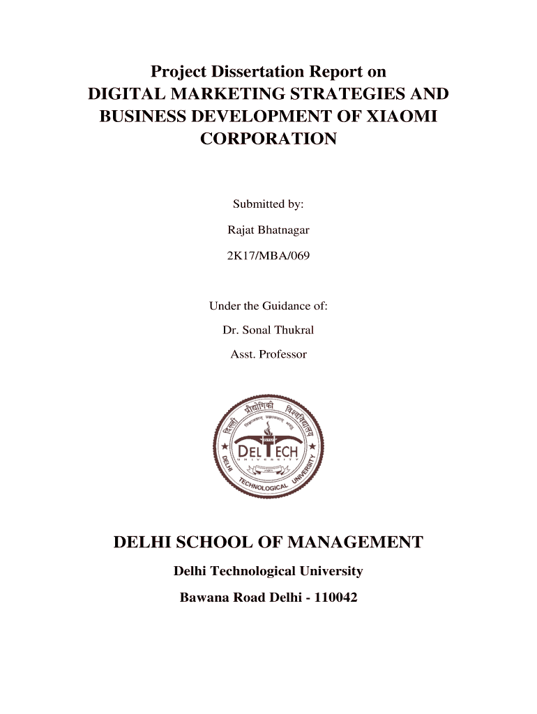 Dissertation Report PDF  Form