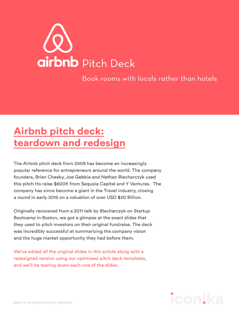 Pitch Airbnb PDF  Form