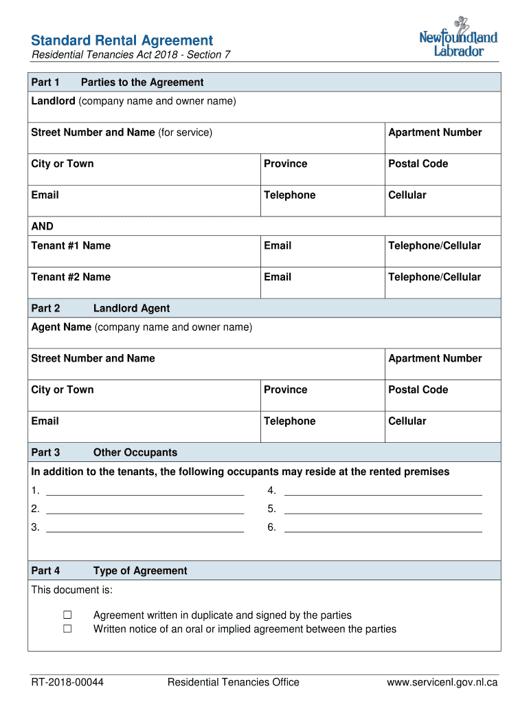  Landlord 's Notice to Terminate Early Cause Government of 2018-2024