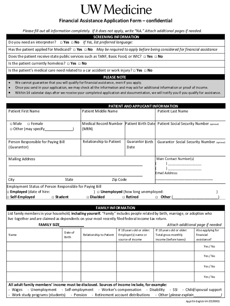  Uw Assistance 2019-2024