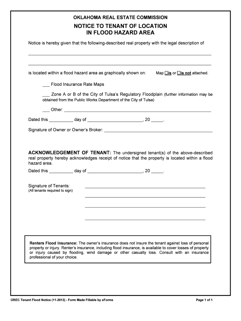  State Flood Hazard Disclosures Survey National Association 2012-2024