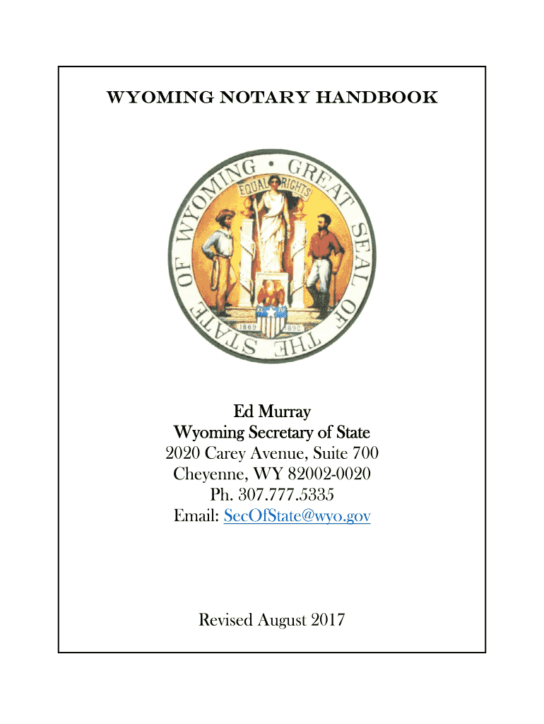  Wyoming Notary Public Commission Application National 2017-2024