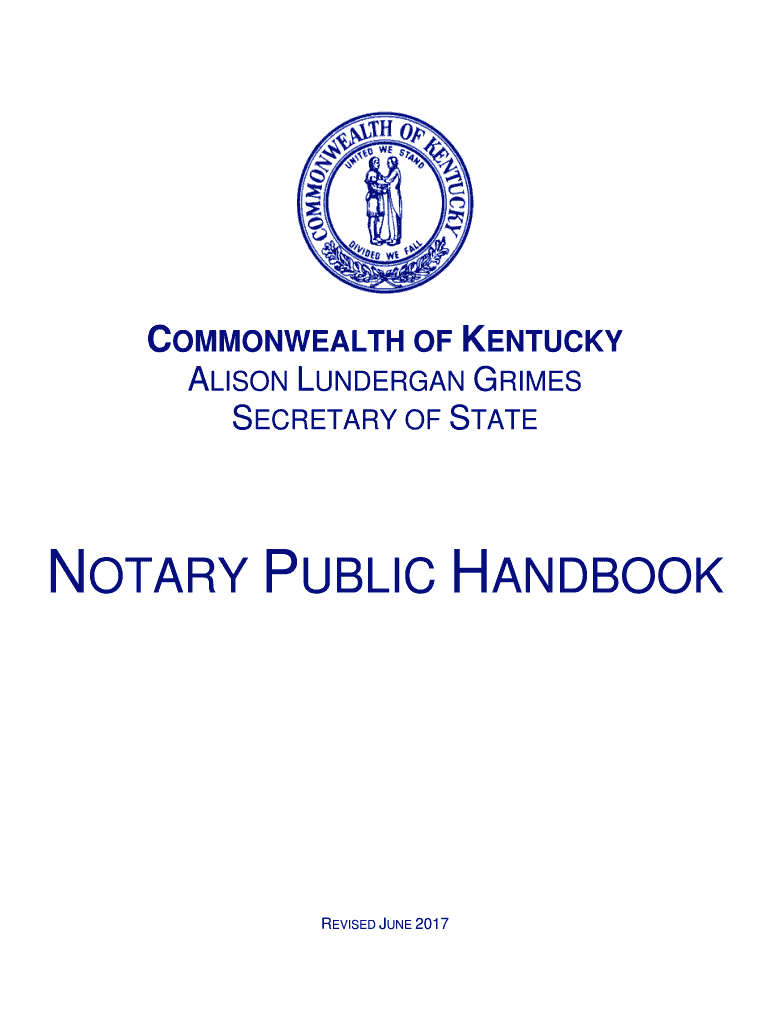 Notary, State at Large Application Kentucky Secretary of State 2017-2023