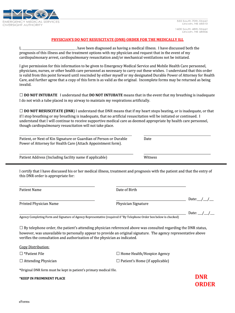 Maryland Attorney General End of Life Care  Form