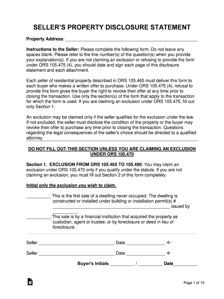 Oregon Sellers  Form