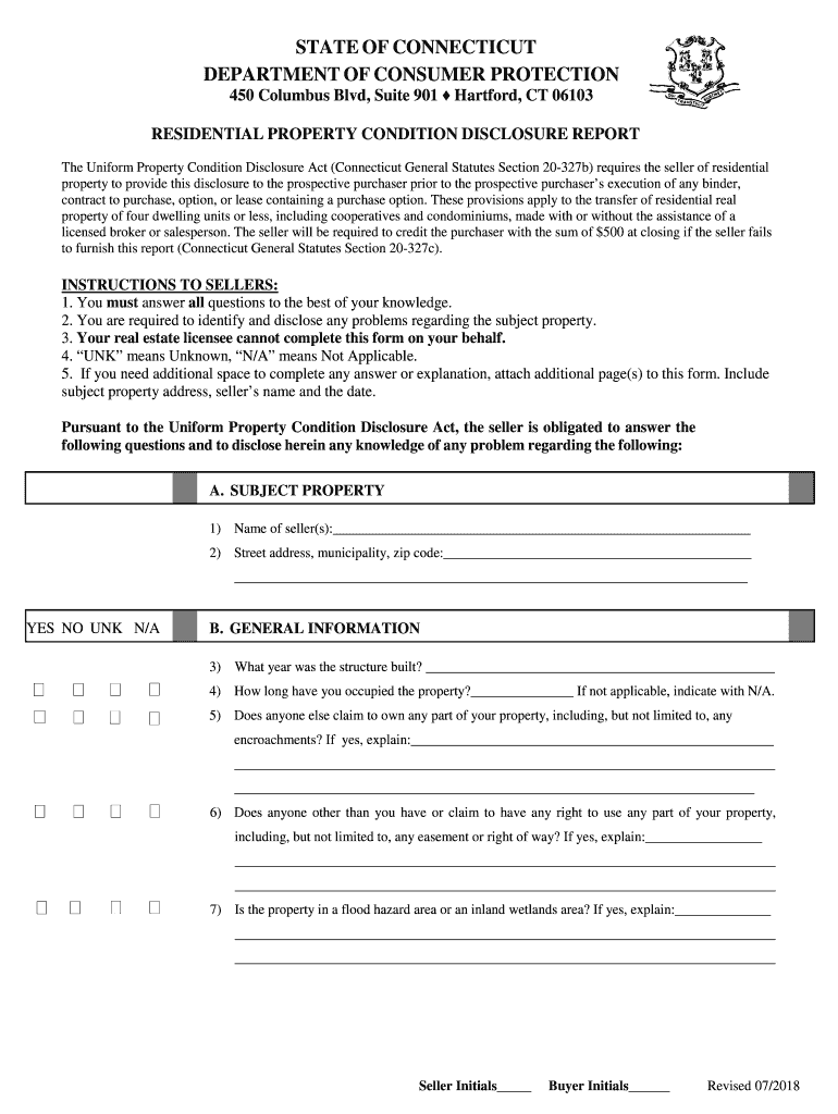  STATE of CONNECTICUT DEPARTMENT of CONSUMER PROTECTION 450 2018-2024