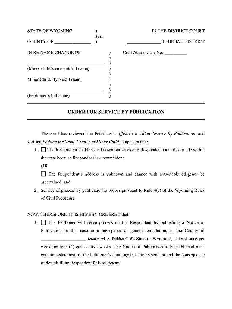 Packet 1 Divorce with Minor Children Sublette County  Form