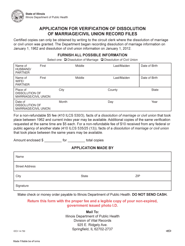 CERTIFICATE of DISSOLUTION of , INVALIDITy or LEGAL  Form