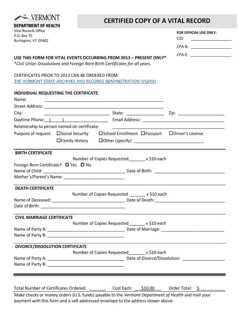 Vermont Name Change Forms How to Change Your